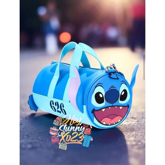 Loungefly Disney Lilo & Stitch Figural Stitch Crossbody Bag - Picture 1 of 5